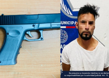 Amenaza de muerte a mujer en Playa del Carmen… con pistola falsa