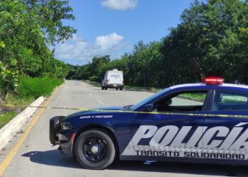 Muere motociclista tras impactarse contra camión de volteo en Playa del Carmen