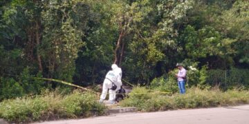 Hallan policías una cabeza humana en Cancún