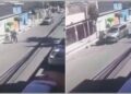 El conductor de una camioneta atropella a propósito a dos peatones que caminaban en una calle de la Ciudad de México. Foto: Captura de video