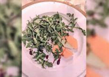 Plato de boda vegano