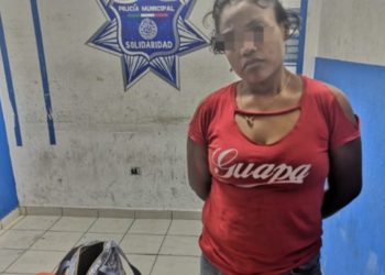 La NarcoLady de Playa del Carmen: los nervios la delataron con mota y cristal