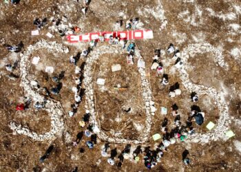Activistas se manifiestan en nuevo trazo del Tren Maya en Playa del Carmen