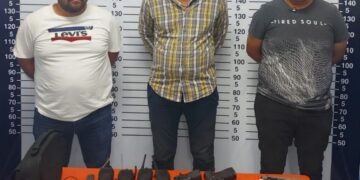 Detienen a tres sujetos armados en la colonia Guerrero, Playa del Carmen