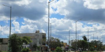 Mayor seguridad con parques iluminados en Solidaridad