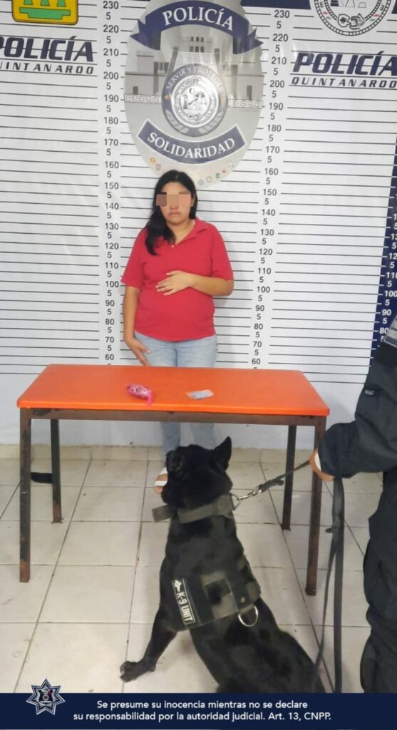 Quería meter droga en penal de Playa del Carmen y la sorprenden