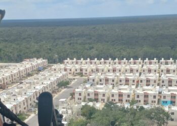 Secretaría de Seguridad Pública de Solidaridad sobrevuela el municipio para reforzar la seguridad