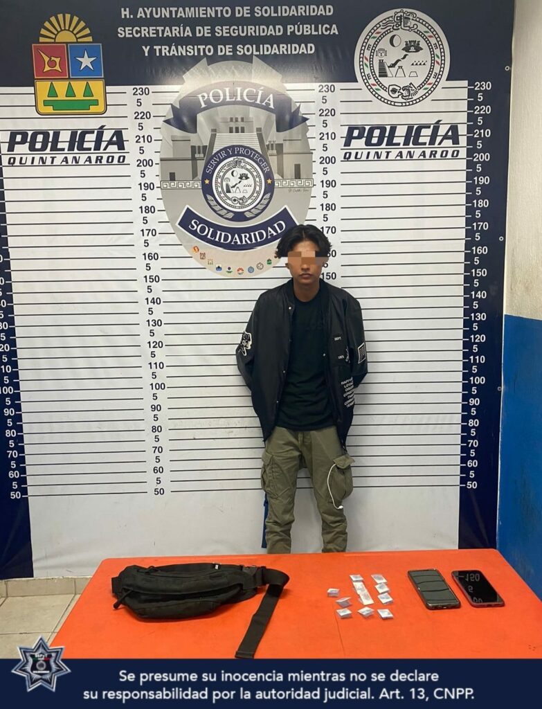 Aseguran a Pepe con bolsitas de coca