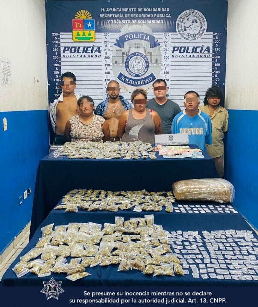Cae célula de El Brayan con casi 500 dosis en Playa del Carmen