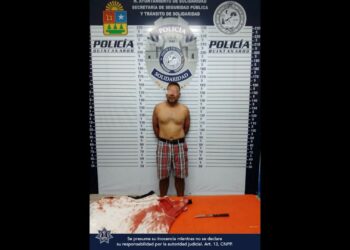 Detienen a presunto homicida en Solidaridad; habría apuñalado a un hombre