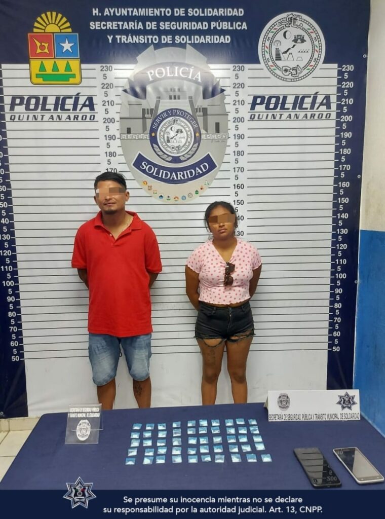 La Rubí y el Óscar traían cristal, los detiene la policía en Playa del Carmen