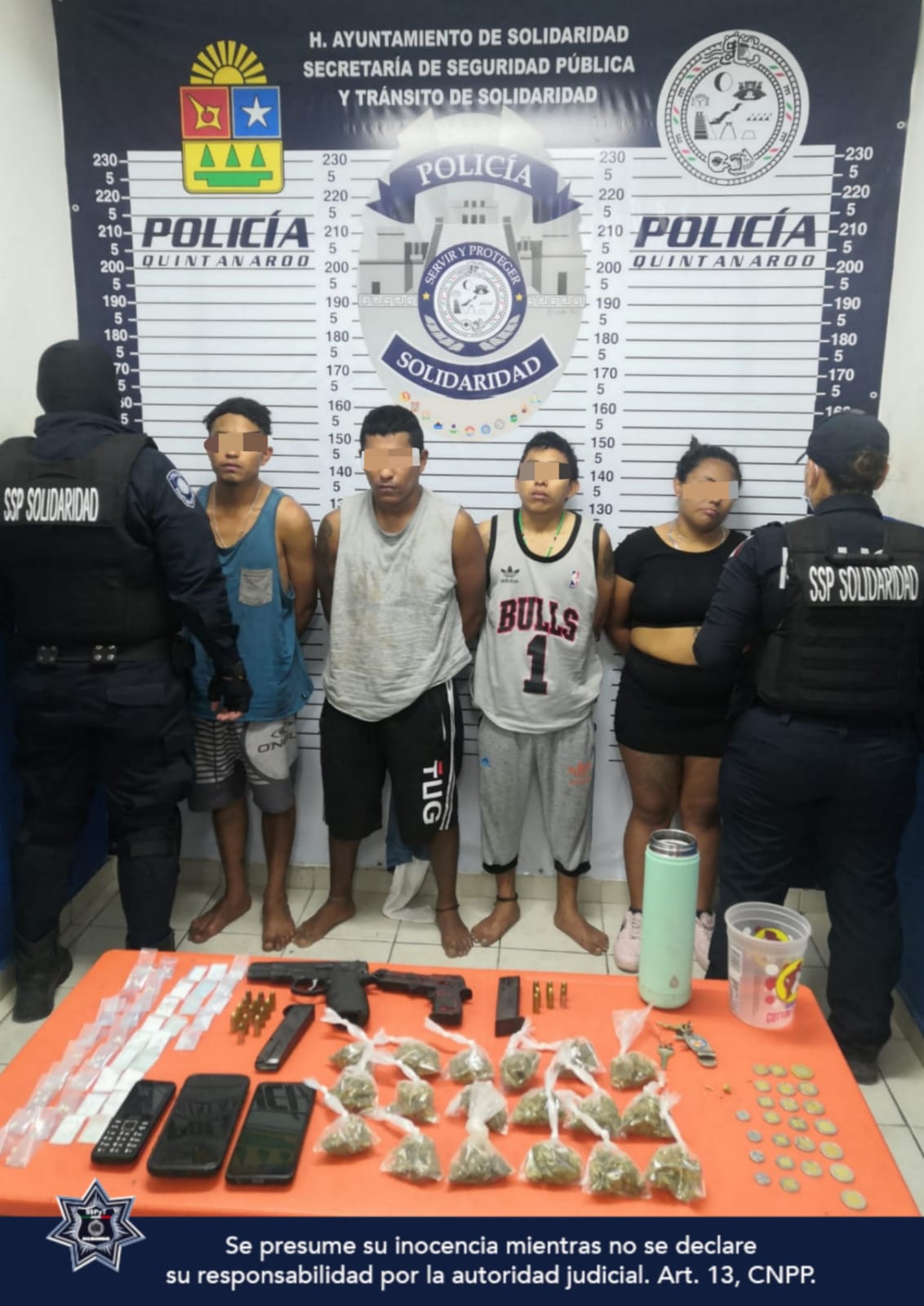 Operaban en Villas del Sol Detienen a grupo con armas y drogas