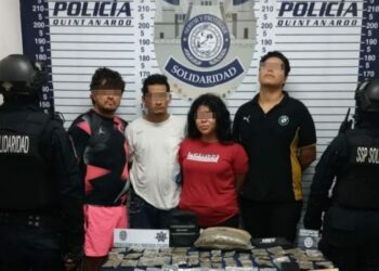 Emprendedores y ecologistas: los detienen con más de 150 dosis de droga en bolsitas ecológicas en Playa del Carmen