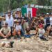 Activistas protestan en brecha del Tren Maya