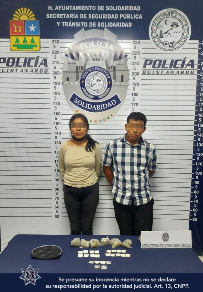 Cae otra pareja con sustancias ilícitas en Playa del Carmen