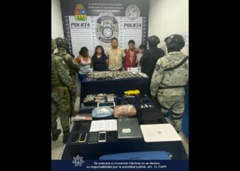 Cinco detenidos, armas y drogas deja operativo en la colonia Bosque Real de Playa del Carmen