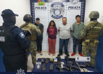 Detienen a cuatro personas armadas tras operativo en Solidaridad