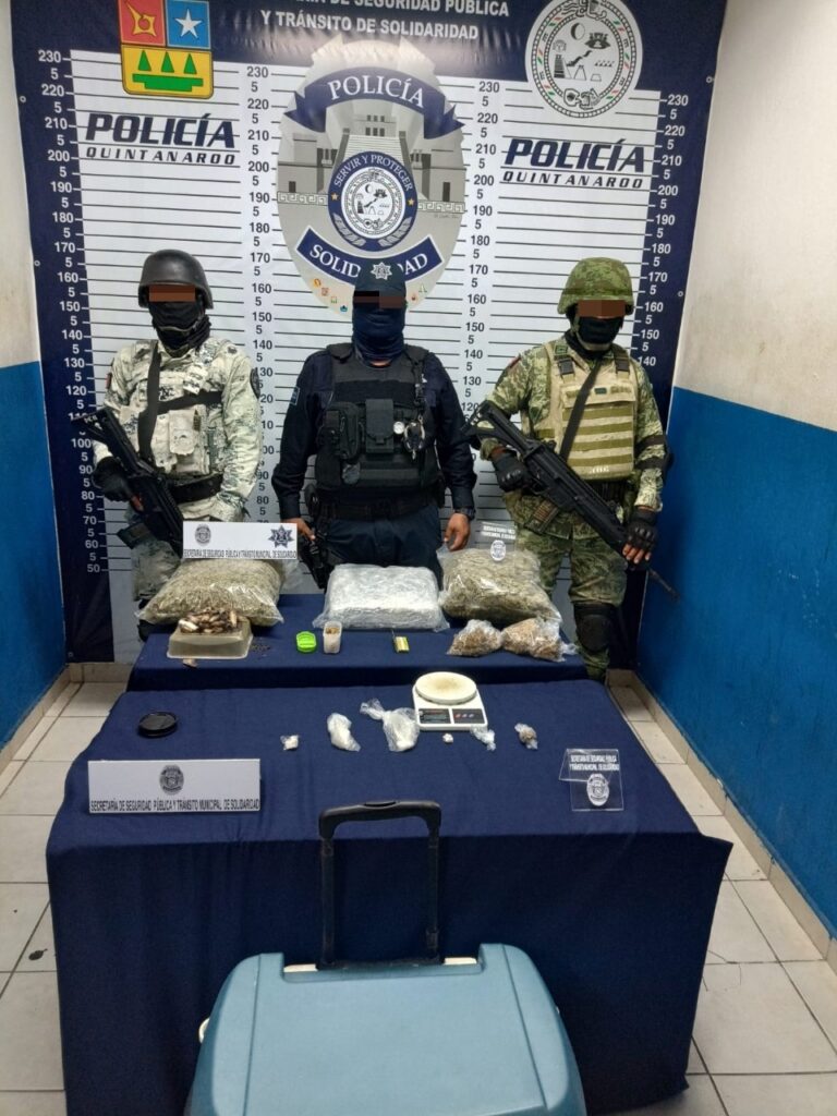 Encuentran nevera llena de drogas en Playa del Carmen