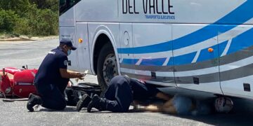 Muere mujer atropellada por autobús en Playa del Carmen