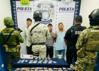 Caen chamacos armados y con droga en Playa del Carmen; uno tiene 16 años