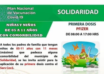 Arrancará el lunes vacunación anticovid para menores de 5 a 11 años en Tulum y Solidaridad