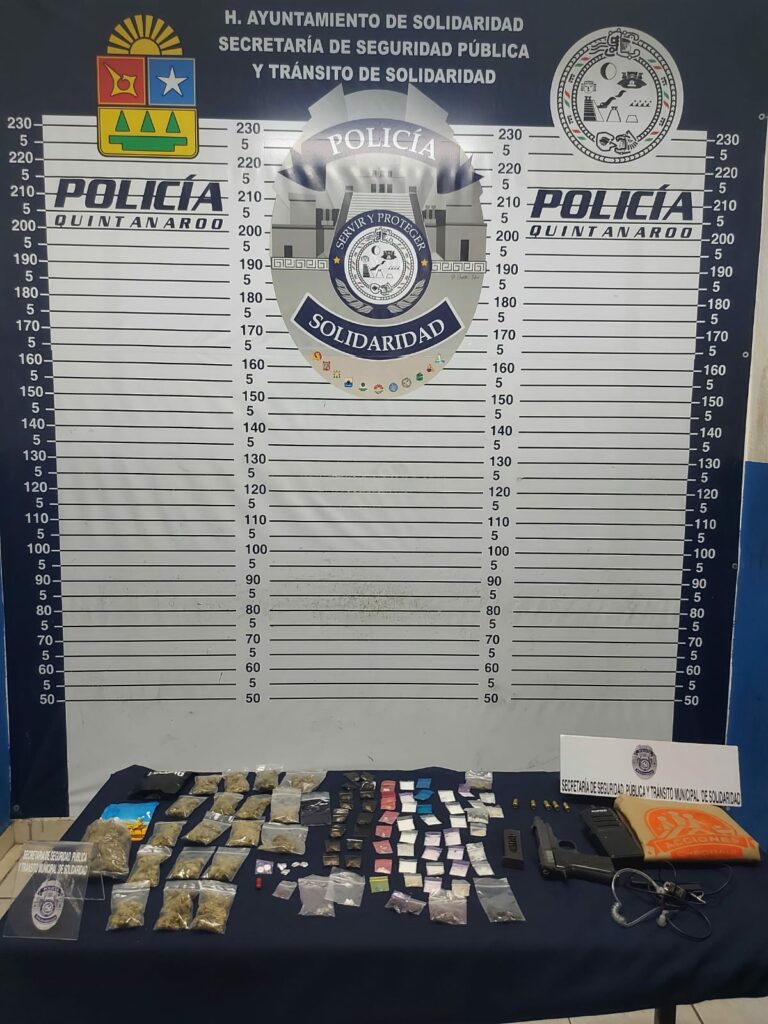 Aseguran dosis de droga en la Quinta Avenida
