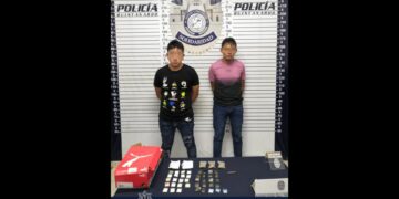 Detienen a dos en posesión de 38 dosis de droga en Solidaridad