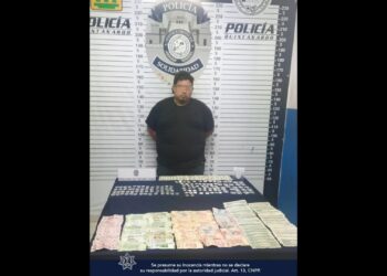 Detienen a narcomenudista con 126 dosis de droga en Misión de las Flores