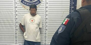 Detienen a sujeto con droga en puesto de inspección en Playa del Carmen