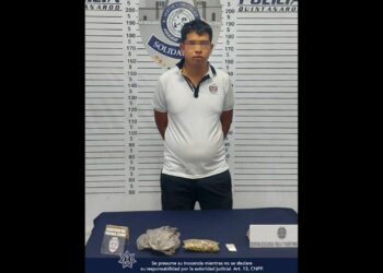 Persecución en El Pedregal termina con hombre detenido en posesión de marihuana