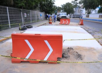 Avanza la construcción de pasos peatonales