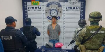 Lo detienen por ir atascado de marihuana en Villas del Sol