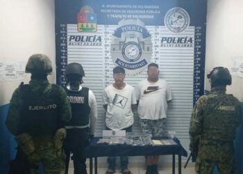 Capturan a dos presuntos narcomenudistas, acusados de pedir 'derecho de piso' en Playa del Carmen