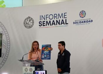 Confirma Lili Campos suspensión de obras de Fonatur en la carretera; trabajos municipales siguen