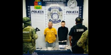 Presuntos narcomenudistas son captados in fraganti intercambiando droga en Solidaridad