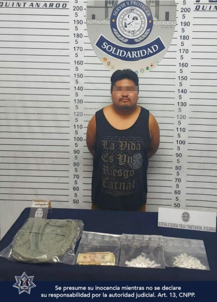 Golpe al narcomenudeo en la Colosio de Playa del Carmen