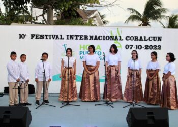 SE REALIZA CON ÉXITO EN PUERTO MORELOS JORNADA DEL X FESTIVAL CORALCUN