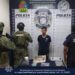 Aseguran a sujeto con arma de fuego y posibles narcóticos en Playa del Carmen