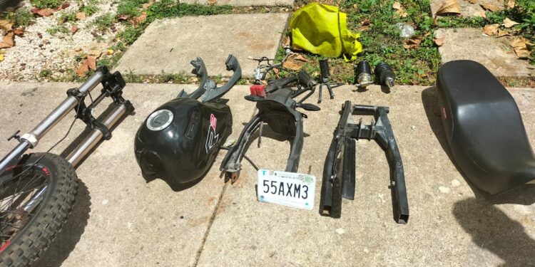 Catean domicilio en Playa del Carmen usado para venta de motos robadas