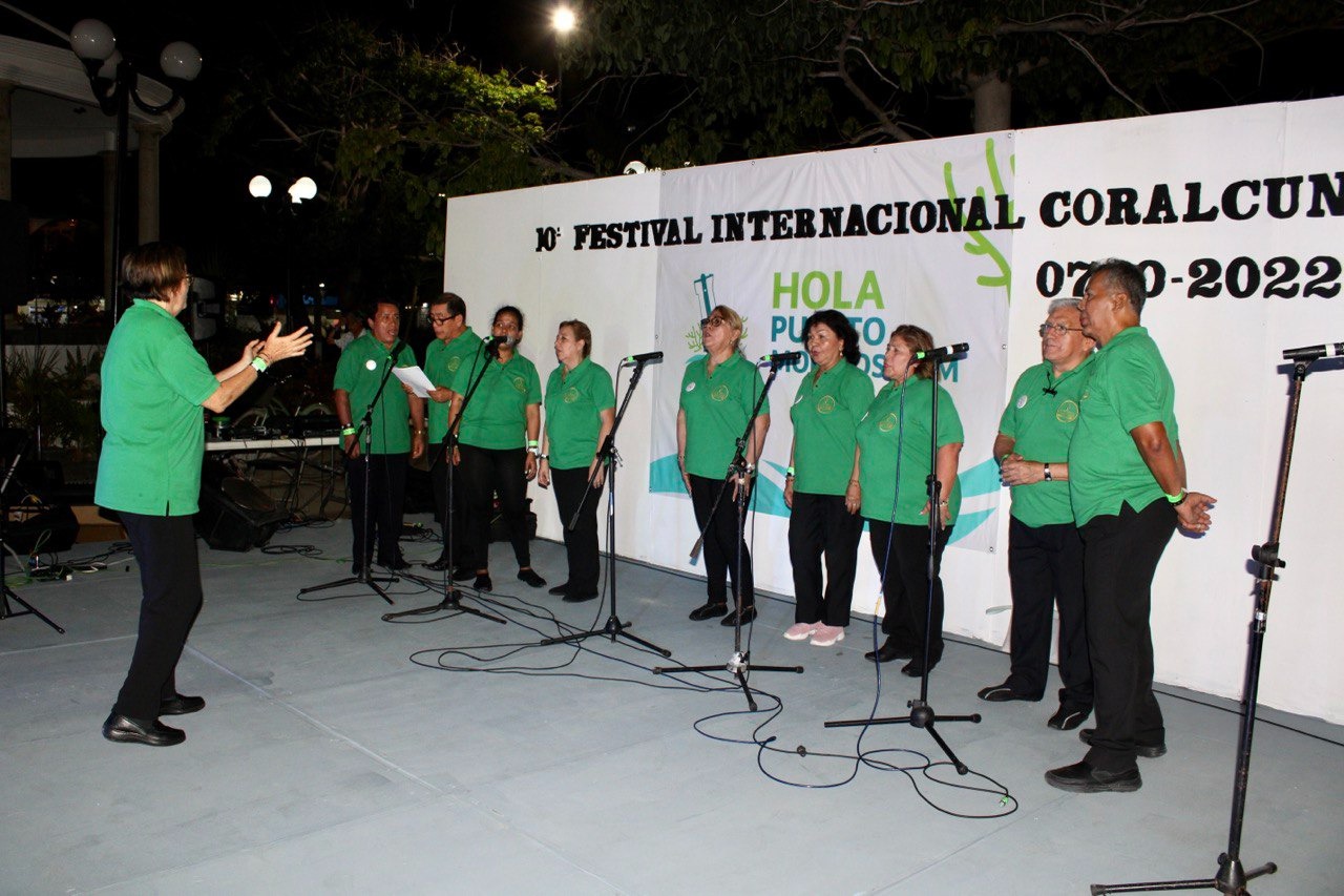 SE REALIZA CON ÉXITO EN PUERTO MORELOS JORNADA DEL X FESTIVAL CORALCUN
