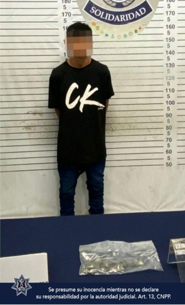 Tan chavito y en la malandrada detienen al Victorin con piedra en Villas del Sol