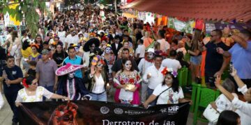 Con gran éxito el  Gobierno de Solidaridad y el DIF realizan el “Derrotero de las Ánimas” 