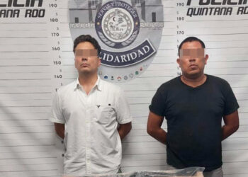 Iban armados con más de 100 mil pesos en Playa del Carmen; son detenidos