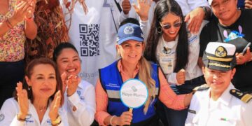 Lili Campos inició la construcción de la segunda playa inclusiva