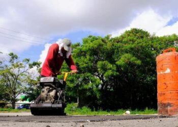 Reportan un avance del 80% en las labores de bacheo en Cancún