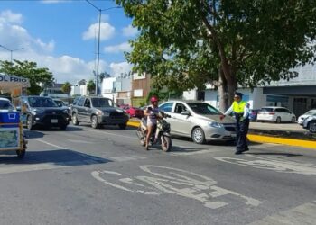 Realizan labores de educación vial