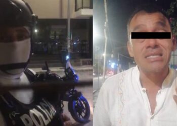 Suspenden a policía que roció con gas pimienta a activista Antonio Ramos en Playa del Carmen