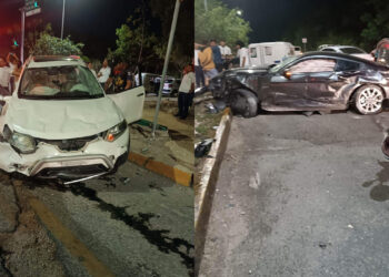 Imprudencia causa ‘carambola’ en Playa del Carmen