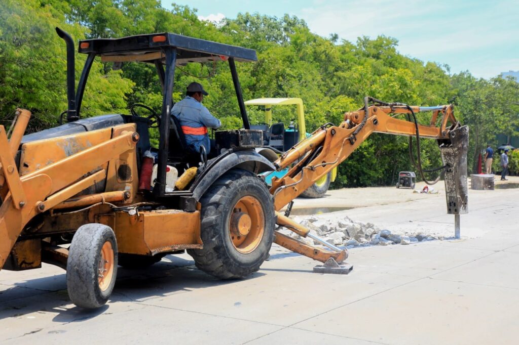 Inician trabajos de repavimentación en importante tramo de la 115