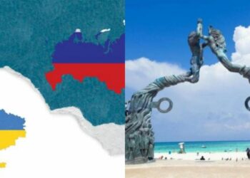 Playa del Carmen ha apoyado a rusos y ucranianos desde que comenzó el conflicto